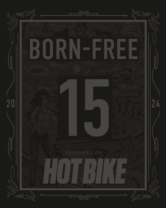 BORN-FREE 15 JOURNAL BY HOT BIKE 2024