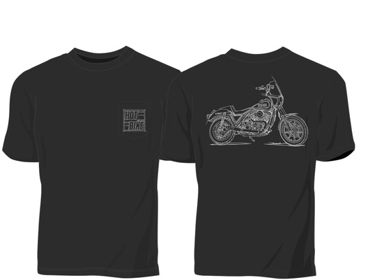 Hot Bike - FXR Stencil Pocket T-Shirt (Black)
